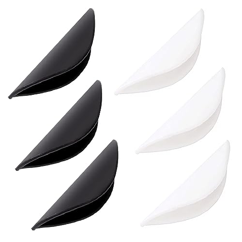 Lowats Balcon Adhésives Poignées 6 Pièce Adhésives Poignet de Placard Poignets Auto Adhésif Coquille Tiroir Poignees Portes Sans Percage Poignets Poignées de Porte de Balcon Cuisine Poignee de Meuble