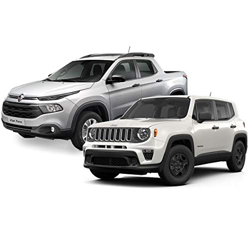 Protetor de Carter Jeep Renegade Fiat Toro 2015 a 2018 Peito de Aço