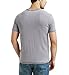 Lucky Brand Men's Venice Burnout V-Neck Tee Shirt, Frost Grey, Large
