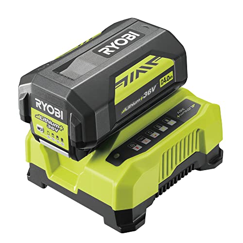 Batterie RYOBI 36V LithiumPlus 4.0 Ah pour stopper les pannes d'autonomie avec le chargeur rapide