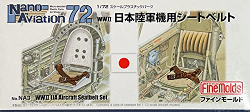 Ceinture de sécurité FineMolds 1/72 IJA :Cockpit réaliste sans photodécoupe NA3