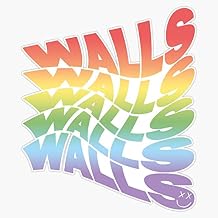 Rainbow Walls Louis Tomlinson White Background Sticker Bumper Sticker Vinyl Decal 5
