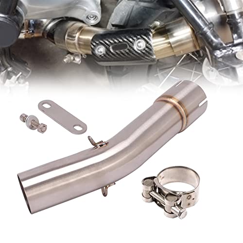 Silencieux tube de connexion BMW R1200GS ADV en acier durable pour échappement 51mm