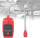[Sonido dual y alarma de luz]: la alarma de LED y sonido indica fugas y concentración de gas relativa.A medida que la punta del sensor se acerca a la fuente de fugas sospechosas, la frecuencia aumentará, lo que puede recordarle efectivamente que se mantenga alejado de situaciones peligrosas.