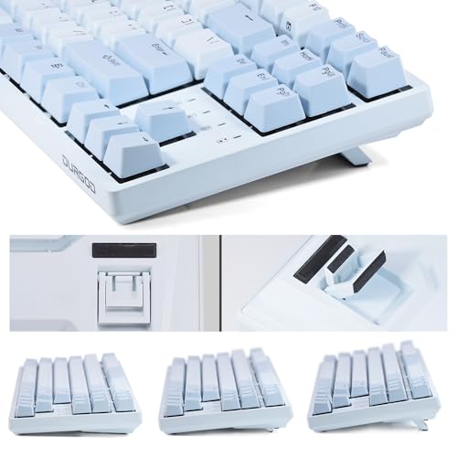 Image of DURGOD Taurus K320 Mechanical Keyboard - Cherry Brown Switch - Backlit - 87keys TKL US Layout - NKRO - USB C Wired Keyboard