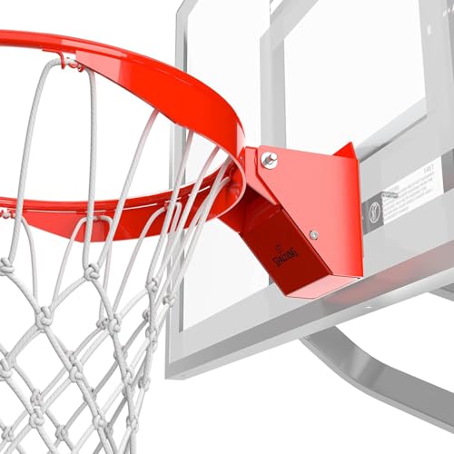 Spalding Regulation Size 18" Steel Basketball Rim with Net Included | Choose from Fixed or Breakaway | Replacement Rim for Indoor or Outdoor Hoop