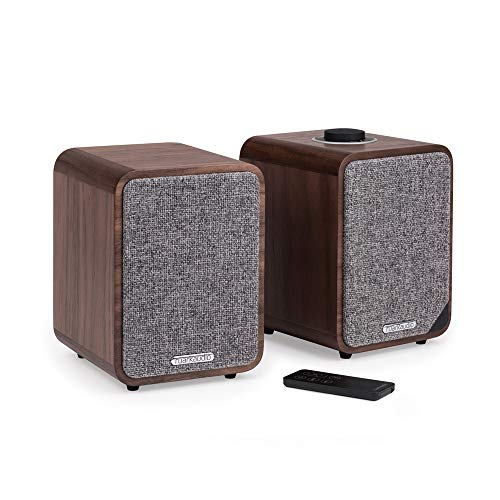 Ruark Audio MR1 MKII Noyer Enceinte Sansfil HiFi (la Paire) - Les Beatles, Paul McCartney, John Lennon, RIngo Starr, George Harrison Ruark Audio MR1 MKII Noyer Enceinte Sansfil HiFi (la Paire) – Image 3