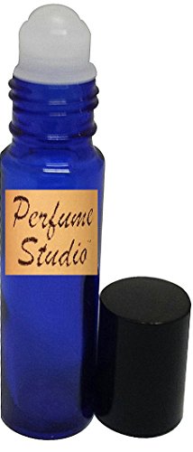 Perfume Studio Roll On Bottle Set for Essential Oils, 24 Piece Lot of 10ml Refillable Shiny Blue Cobalt Glass Aromatherapy Roll On Bottles / 3 Plastic Transfer Pipettes (3ml)