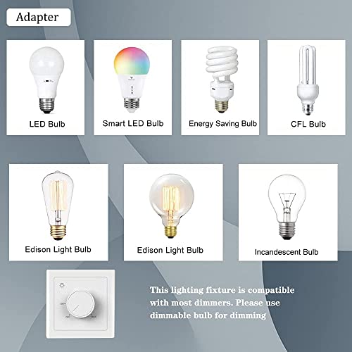 Dsmjfu Brass Gold Glass Ceiling Pendant Light Kitchen Island Lighting Farmhouse Vintage Hanging Light Fixture For Dining Room, Entryway, Sink, Breakfast Nook #TOP5