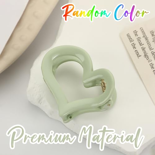 Pack de 10 pinzas pequeñas en forma de corazón miniatura 3