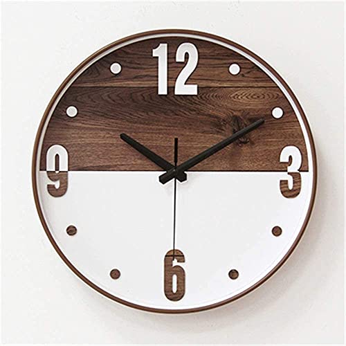 Horloge murale muette de 12 pouces pour éliminer le tic-tac nocturne