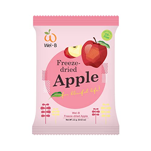 Wel.B Freeze Dried Apple Pack of 6