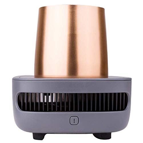 Wärmer Cup Cooler Desktop 2 in 1, Kühlung und Heizung Schalen-Becher-Halter, Desktop-Kaffee-Tee-Getränke-Becher, Heizung und Kühlung