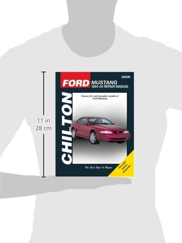 Chilton Ford Mustang Repair Manual Dimensions