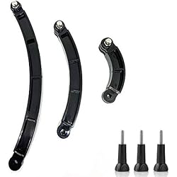 Soporte Gopro Auto ShipeeKin 3-en-1 Plástico Brazos de extensión doblados Soporte del Casco (7.5/13.5/19.5cm) Compatible con GoPro Serie 7/6/5/4/3+, SBCAM, 4K, EK7000 y Otras cámaras de acción