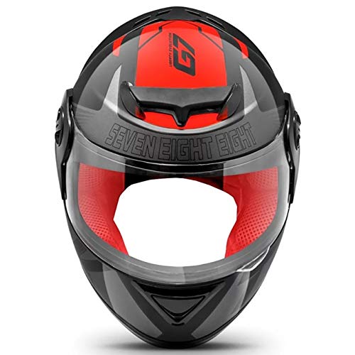 Pro Tork Capacete Evolution G7 56 Preto/Vermelho