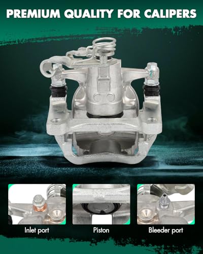Image of SCITOO Rear Right Brake Caliper With Bracket 18B5542 Compatible For Chevrolet For Cruze 2016-2019