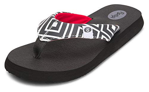 Image of Floopi Flip Flops for Women Flat Yoga Mat Thong Womens Sandals Ladies Beach Sandals with Indoor & Outdoor Anti Skid Soles