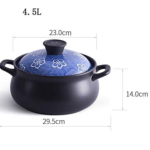 Terakotowy garnek do zapiekanek, gliniany garnek do zapiekanek terakotowy garnek do gulaszu ceramiczny garnek - suche pękanie nie pęka, odżywianie jest pyszne, dostępne są dwa rozmiary - pojemność 2,5