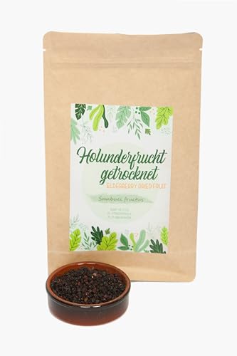 Fruit de Sureau Noir séché 1000g | Séchées et entières | Sambucus...