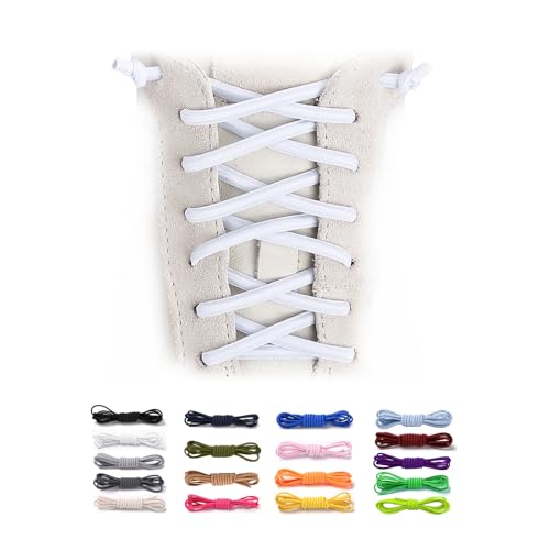 VEILLEONG Elastic No Tie Shoe Laces Tieless Shoelaces for Sneakers Shoes, One Size Fits All for Kids...