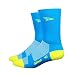 DeFeet Aireator Hi Top Sock Blue/Yellow Large