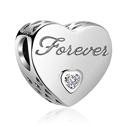 Charm Corazón Plata 925 LaMenars Grabado Te Quiero Mucho Amor Eterno