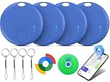 Air Tag Android, 4 Pack Schlüsselfinde Kompatibel mit Apple Wo ist?APP und Google Find Hub Device...