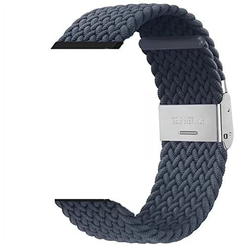 Bracelet nylon tressé Garmin Fenix 6X Pro haut de gamme avec boucle ajustable robuste