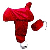 sattelschoner western softshell Farbe schwarz Nylon Intrepid International Sattelschoner Western mit Fender und Tote, rot