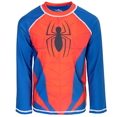 Maillot de bain rashguard anti-frottement Spider-Man pour protéger la peau des enfants