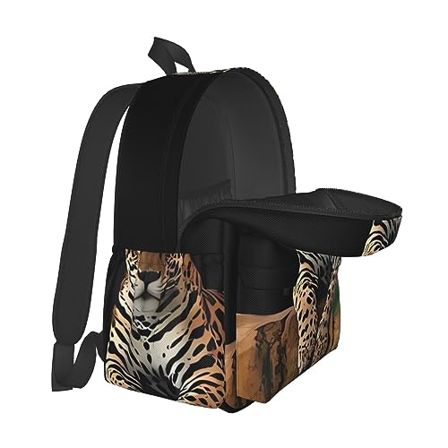Sac à dos léopard pour l'école et les sorties décontractées