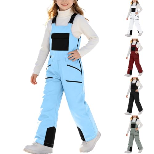 Rkwins Snow Bibs for Girls Boys Winter Ski Jumpsuits Insulated Overalls - image 1