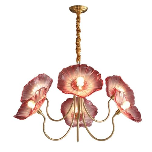 Luminaire de Plafond Rose Nordique et Éclairage Suspendu Vintage Cuisine