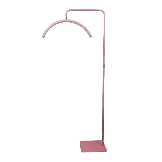 Enakshi 23Inches Half Circle Light with Phone Clip Floor Lamp 360 Degree Rotation Pink |Home & Garden | Lamps, Lighting & Ceiling Fans | Lamps