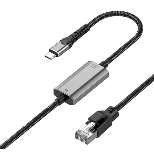 Adaptateur Ethernet USB 3.0 Type-C mâle RJ45 FTDI pour ordinateur et mobile 2m