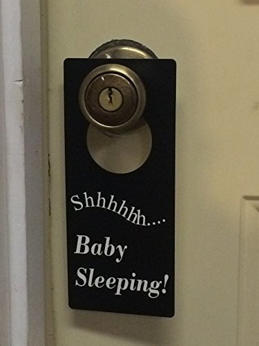 Shhh. Baby Sleeping Door Hanger To Prevent People From Knocking On The Door, And Ringing The Door Bell. #TOP3