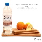 Organicook Luxury Large Wooden Chopping Board - Non-Slip Feet, Bamboo Chopping Board, Wood Cutting Board, Butchers Block, Easy Clean, Thick 40x30x3cm, Fair Trade - Image 8