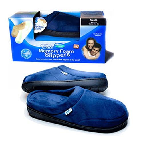 Elite Comfort Pedic Memory Foam Slippers - Small ( M 6-7 W 6.5-8.5) #TOP1
