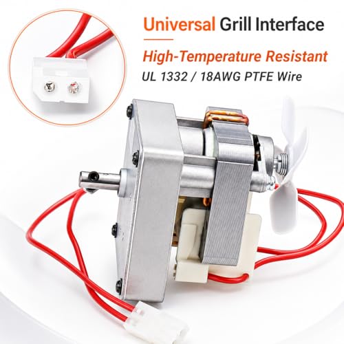 Image of Hisencn Upgraded 2.0 RPM Auger Motor for Traeger /Pit Boss /Camp Chef Grills