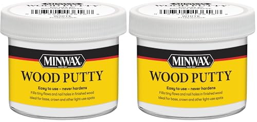 Image of Minwax Wood Putty, White, 3.75 oz. (Pack of 2)