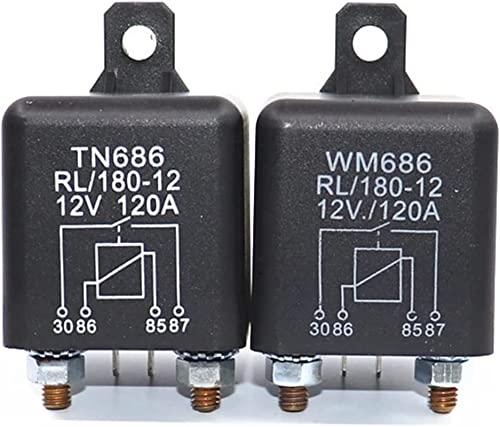 Relé automotriz de tipo continuo 12V 200A para batería auxiliar 5