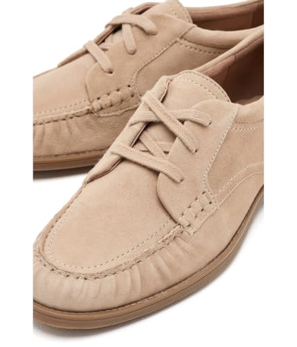 Image of Cole Haan Women's Stassi Oxford, Birch Beige Suede, 9-B US