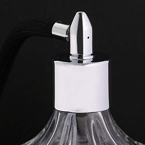80ml Clear Crystal Vintage Style Perfume Bottle Silver Long Spray Tassels Atomizer Pump Refillable Glass Bottles Makeup Tool3