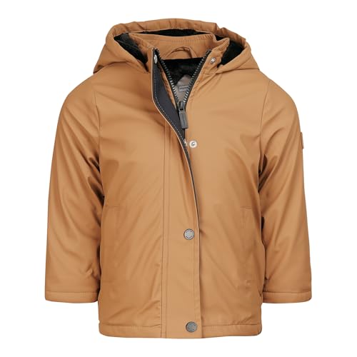 Image of Hunter Boys Plush Lined Rain Jacket - Waterproof Hooded Coat for Kids, Toddlers & Big Boys, Cold Weather Outerwear (2T-12)