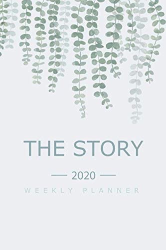 THE STORY 2020: A5 Cute Journal Notebook Portable Weekly Planner 2020 [DISCHIDIA Plants Cover] 6x9 Inches, 150 Pages