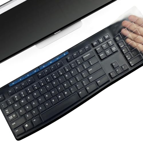 Image of for Logitech K200 K260 K270 Keyboard Skin，Stain-Resistant（Transparent）