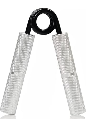 Image of 150 lbs Heavy Duty Metal Hand Gripper | Forearm, Wrist & Finger Strength Trainer | Essential Fitness Grip for Strength Exercise | Silver
