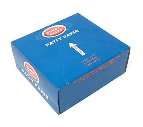 P-50-X, 5x4-3/4-Inch Hamburger Patty Papers, Disposable Meat Butcher Paper Sheets, 1000-Piece Pack image 5