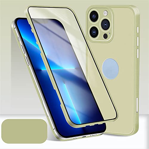 Coque iPhone 14 Pro Max en verre trempé et titane élégant